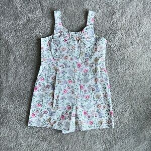 Janie and Jack Pink Floral Romper Size 5 NWT!